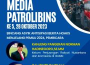 Rayakan Hari Jadi Ke-5, Patroli Bins Helat Diskusi Soal Pemilu