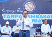 Pj. Wali Kota Bekasi Semarakan Hari Tanpa Tembakau Sedunia di Area CFD.