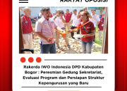 Rakerda IWO Indonesia DPD Kabupaten Bogor : Peresmian Gedung Sekretariat, Evaluasi Program dan Persiapan Struktur Kepengurusan yang Baru