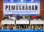 Keren !!! Besar-Besaran, Bea Cukai Gelar Pemusnahan Barang Hasil Penindakan