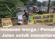 Himbauan Warga untuk Waspada Saat Melintas di Jembatan Legok