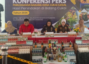 Pemusnahan Barang Kena Cukai Ilegal Hasil Penindakan Di Bidang Cukai KPPBC TMP A Bekasi