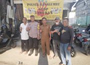 Bhabinkamtibmas Bojong Menteng Pemasangan Spanduk Stop Tawuran