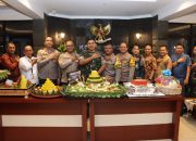 Kapolres Pelabuhan Tanjung Priok bersama Forkopimko Jakarta Utara berikan ucapan Dirgahayu TNI ke 79
