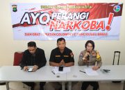 Pemberantasan Peredaran Obat – Obat  Daftar G, Polres Metro Bekasi Kota Proses Hukum 50 Tersangka Pengedar dan  Sita Ribuan Barang Bukti.