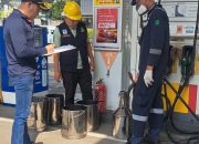 Dinas Perdagangan dan Perindustrian Kota Bekasi Laksanakan Tera Ulang PU BBM di SPBU Shell Pondok Gede Kota Bekasi