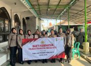 Polwan Polres Metro Bekasi Kota Gelar Bakti Kesehatan Gratis, Dapat Apresiasi Masyarakat