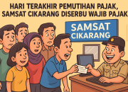 Hari Terakhir Pemutihan Pajak, Samsat Cikarang Diserbu Wajib Pajak
