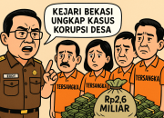 Kejari Bekasi Grebek Korupsi Dana Desa Rp2,6 Miliar, 4 Tersangka Masuk Bui