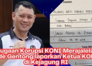 KONI Bekasi Kecipratan Skandal Rp8,1 Miliar, Ketua Resmi Dilaporkan