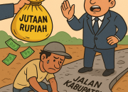 Proyek Puluhan Miliar Jalan Kabupaten Garut Diduga Asal Jadi: Beton Diaduk Pakai Kaki, Kualitas Diragukan!