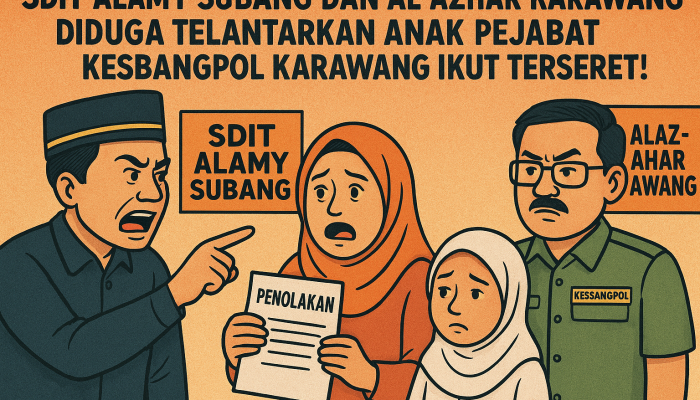 Dugaan Skandal Pendidikan! SDIT Alamy Subang & Al Azhar Karawang Disebut Telantarkan Anak, Pejabat Kesbangpol Ikut Terseret!