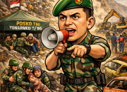 Sigap Tangani Bencana, Danyonarmed 7/BG Kerahkan Pasukan Bantu Evakuasi Longsor Bantargebang