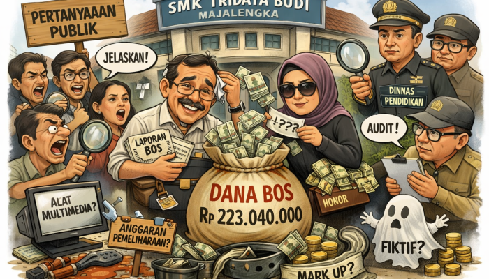 Sorotan Dana BOS di SMK Tridaya Budi Majalengka: Antara Angka dan Transparansi