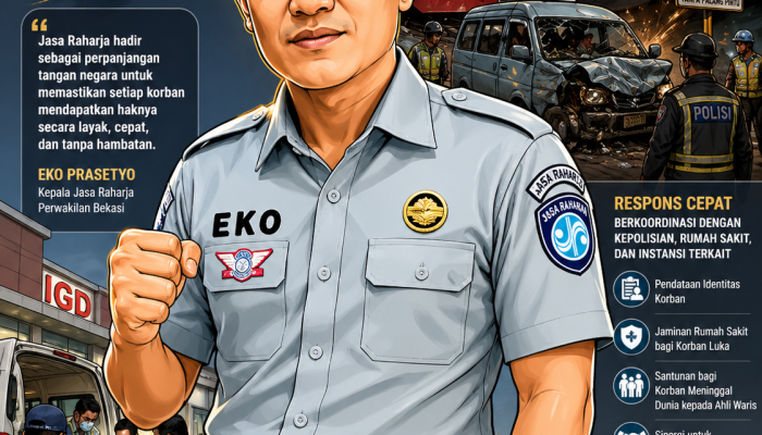 Jasa Raharja Bergerak Cepat, Eko Prasetyo Sampaikan Duka Mendalam untuk Korban Kecelakaan Kereta di Bekasi Timur