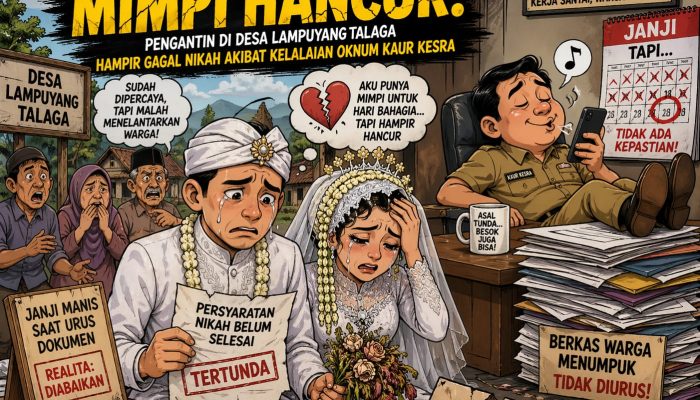 Janji Tertunda, Mimpi Hancur! Pengantin di Desa Lampuyang Talaga Hampir Gagal Nikah Akibat Kelalaian Oknum Kaur Kesra