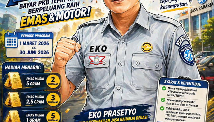 Dari Kepatuhan Jadi Keberuntungan, Jasa Raharja Bagi Emas dan Motor