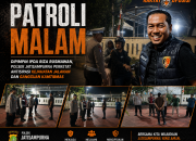 Patroli Malam Dipimpin IPDA Riza Rusmawan, Polsek Jatisampurna Perketat Antisipasi Kejahatan Jalanan dan Gangguan Kamtibmas