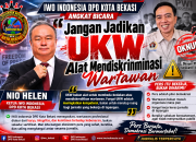 IWO Indonesia DPD Kota Bekasi Angkat Bicara, Nio Helen: Jangan Jadikan UKW Alat Mendiskriminasi Wartawan