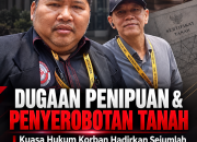 Dugaan Penipuan dan Penyerobotan Tanah, Kuasa Hukum Korban Hadirkan Sejumlah Saksi ke Polres Metro Bekasi