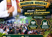 Pengajian Akbar Markun Hidayat Dihadiri Ratusan Warga Cikarageman, Diisi Yasin dan Sholawat