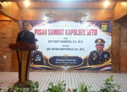 Penuh Kehangatan, Lepas Sambut Kapolsek Setu Jadi Momentum Perkuat Kedekatan Polisi dan Masyarakat