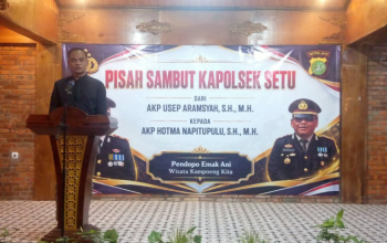 Penuh Kehangatan, Lepas Sambut Kapolsek Setu Jadi Momentum Perkuat Kedekatan Polisi dan Masyarakat