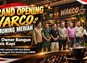 Grand Opening WARCO Cimuning Meriah, Dua Owner Bangun Bisnis Kopi, Ketua IWO Kota Bekasi Bangga Anggota Pers Kembangkan UMKM